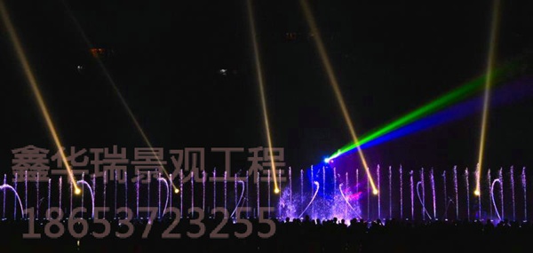 陕西神木中心广场大型音乐喷泉工程